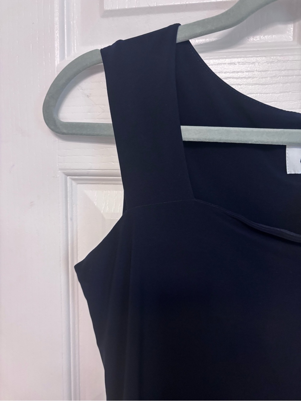 Joseph Ribkoff Navy Square-Neck Sleeveless Tank - Picture 3 of 10